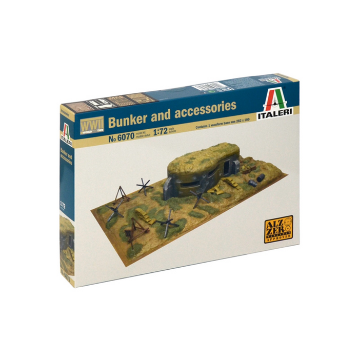 Italeri 6070 1:72 Bunkers & Accessories