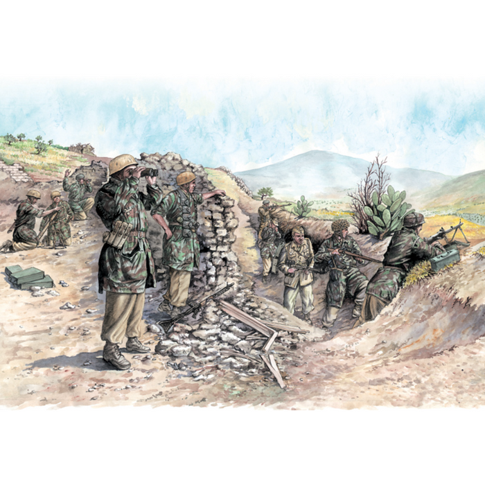 Italeri 6134 1:72 WWII German Paratroop. (Tropical)