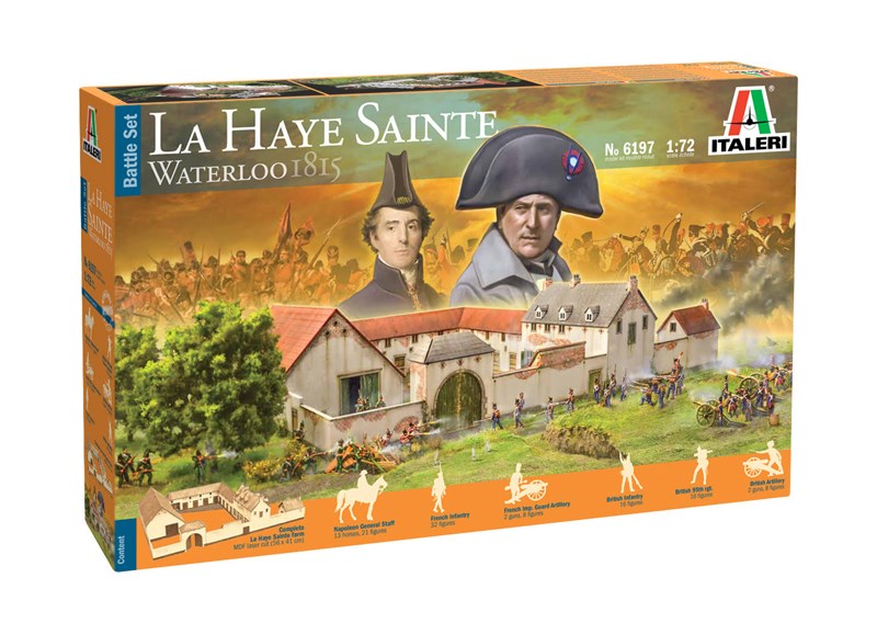 Italeri 6197 1:72 Waterloo - La Haye Sainte Battle Set