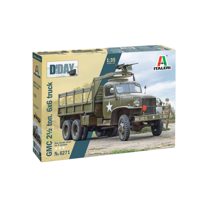 Italeri 6271 1:35 GMC 2 1/2 Ton. 6x6 Truck "D-Day 80th Anniversary"