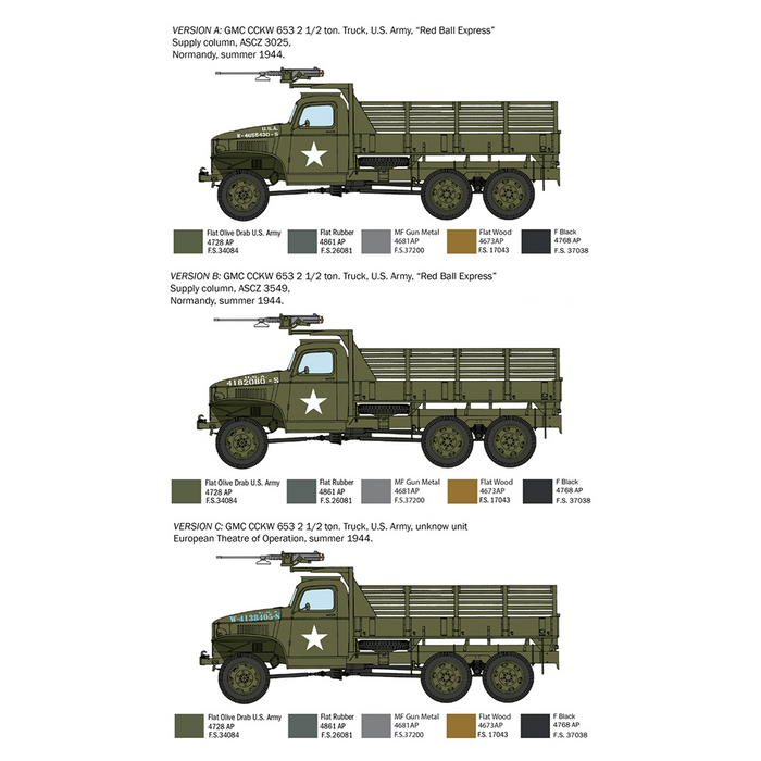 Italeri 6271 1:35 GMC 2 1/2 Ton. 6x6 Truck "D-Day 80th Anniversary"