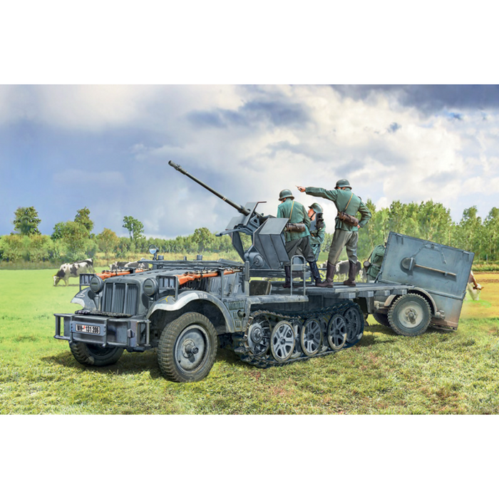 Italeri 6395 1:35 SD.KFZ.10/4 with FLAK 30 and crew
