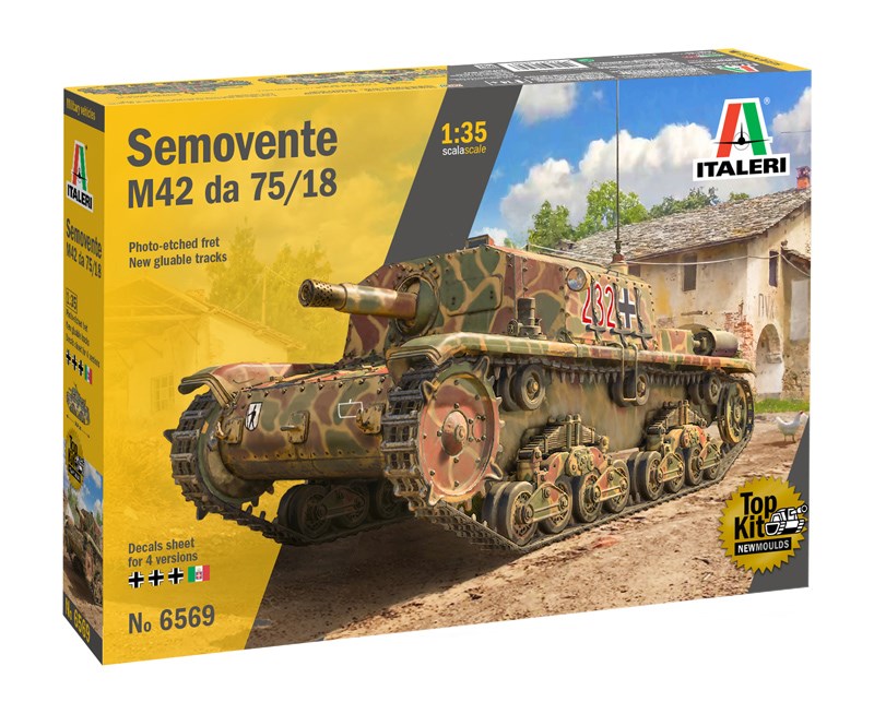 Italeri 6569 1:35 Semovente M42 da 75/18