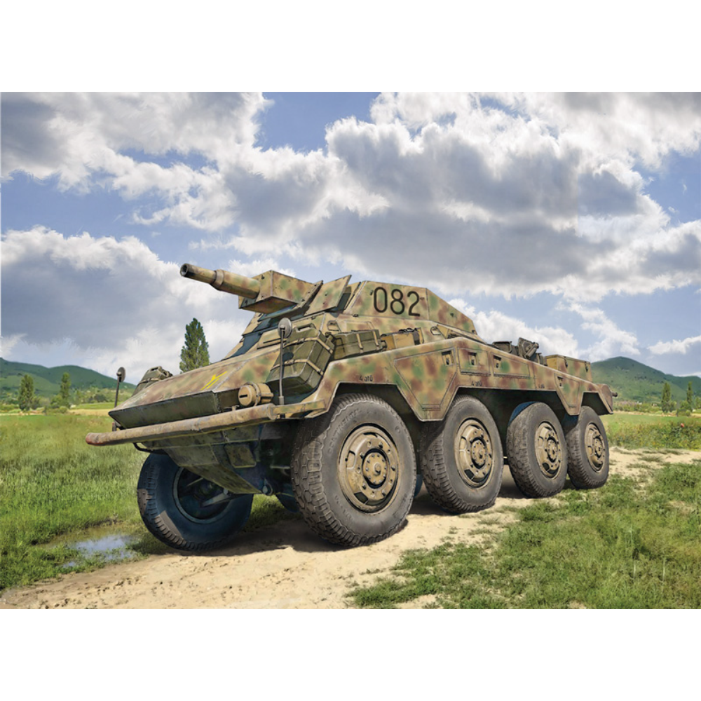 Italeri 6756 1/35 – Voiture Blindée Sd.Kfz. 234/3 SW, Maquette Allemande Seconde Guerre Mondiale