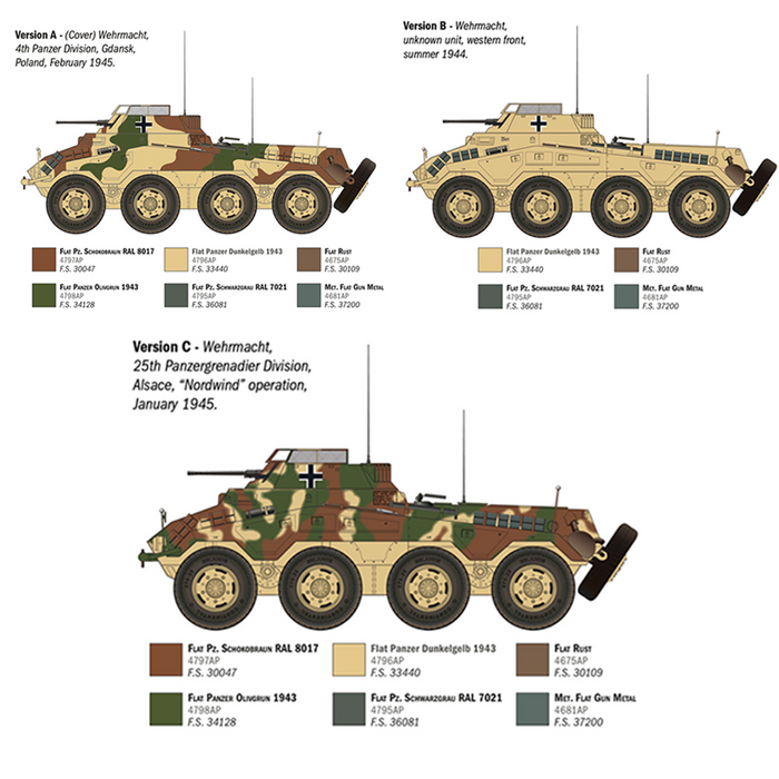 Italeri 6757 1:35 Sd. Kfz. 234/1