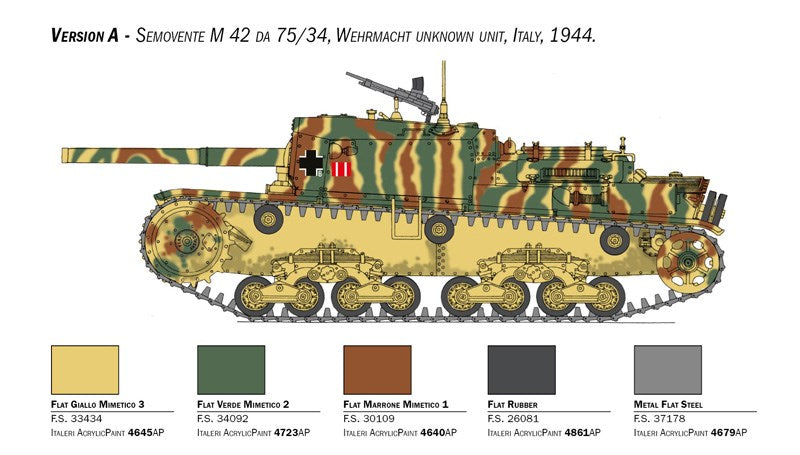 Italeri 6759 1:35 Semovente M42 da 75/34 UPGRADED EDITION