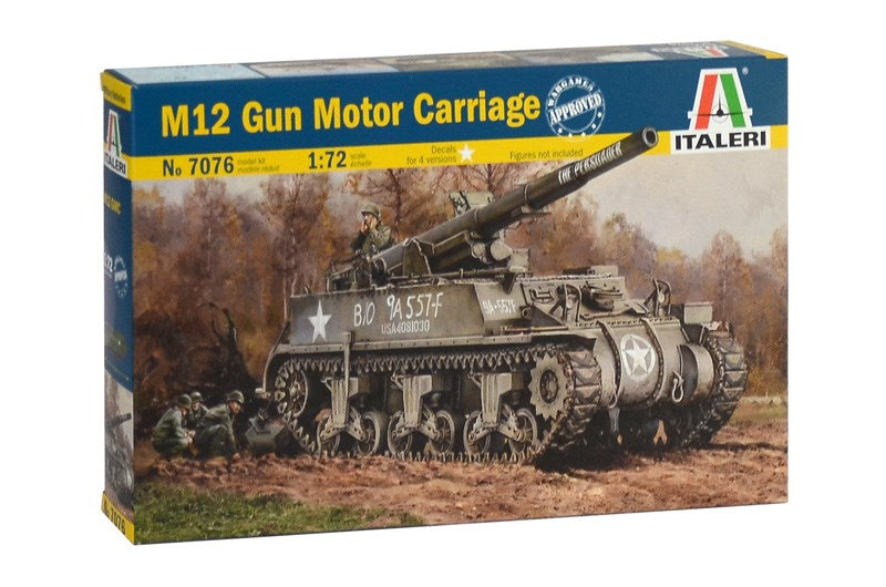 Italeri 7076 1:72 GMC M12 Gun Motor Carriage