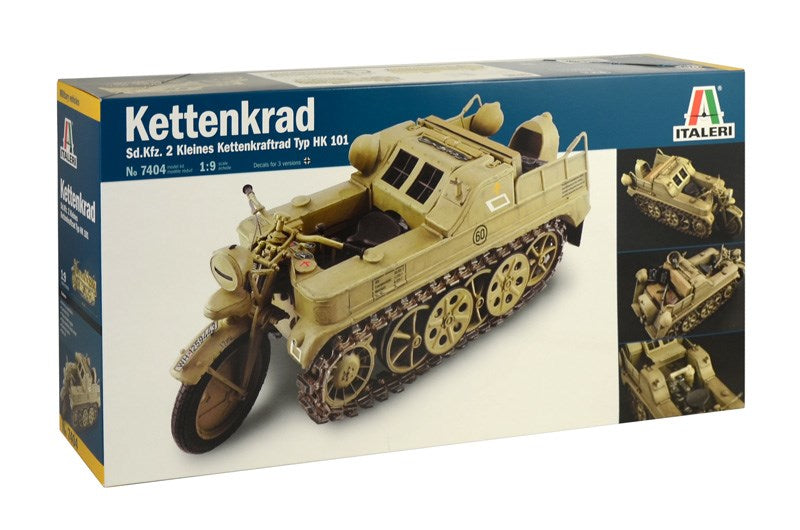 Italeri 7404 1:9 Kettenkrad Sd.Kfz 2 Kleines Kettenkraftrad Typ HK101