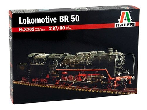 Italeri 8702 1:87 (HO) German BR50 Steam Locomotive Kitset