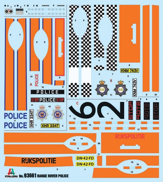 Italeri 93661 1:35 Range Rover - British Police