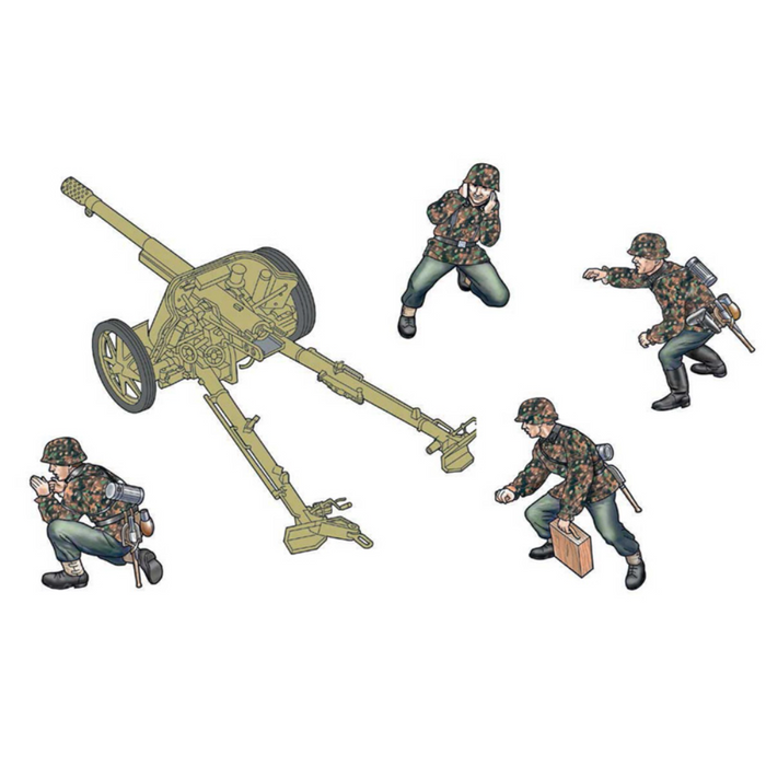 Italeri 96460 1:35 Pak 97/38 AT Gun with crew