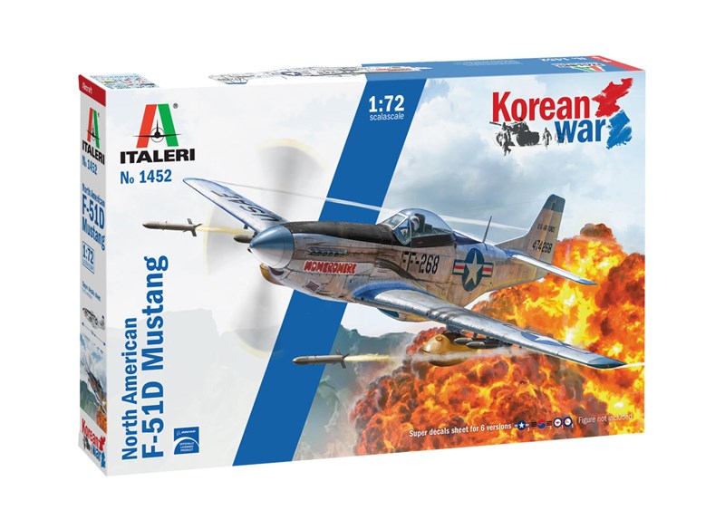 Italeri 1452 1:72 North American F-51D Mustang Korean War