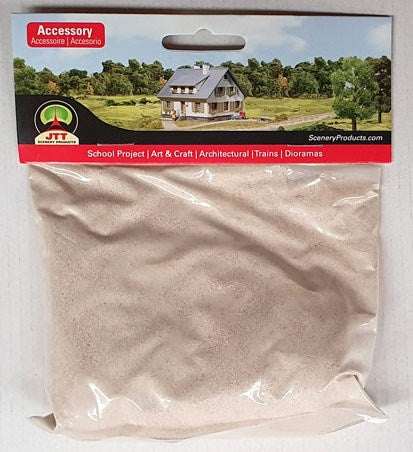 JTT 95241 Rocks & Gravel - White Beach Sand - Fine (200g)