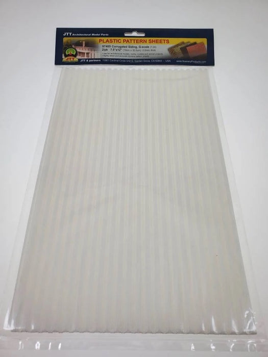 JTT 97405 1:24 Corrugated Iron Plastic Sheets (2)