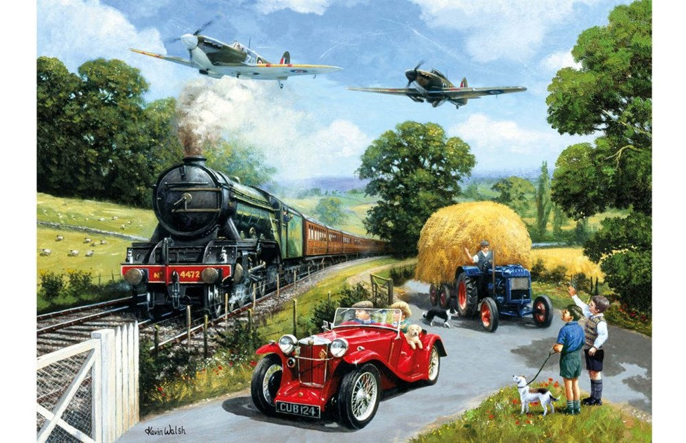 Kidicraft K33008 Nostalgia 1000pc Jigsaw Puzzle - 1940's Summer