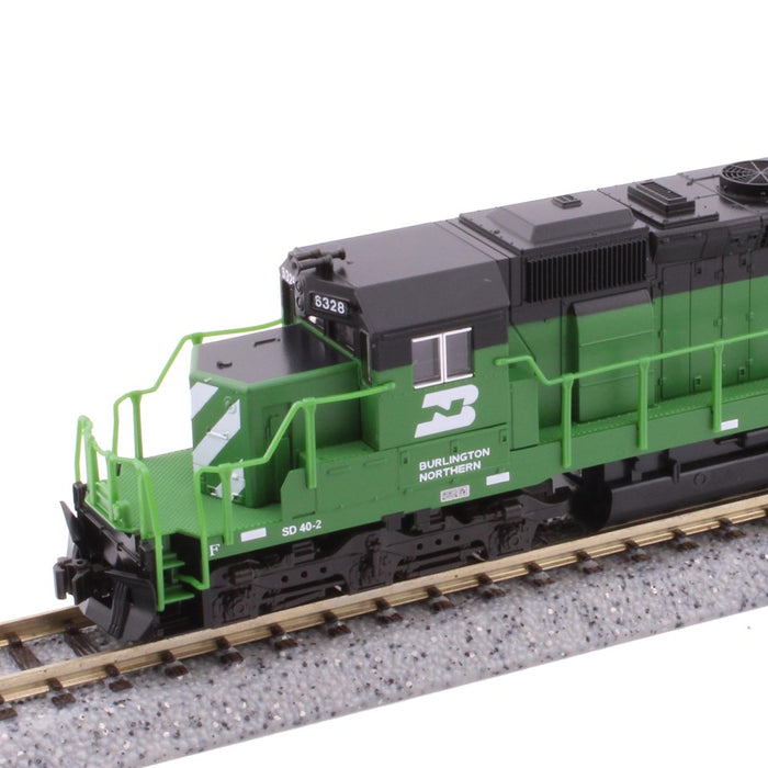 Kato USA 176-4823 N EMD SD40-2 Early Production - Burlington Northern #6361 (Cascade Green, black, white)