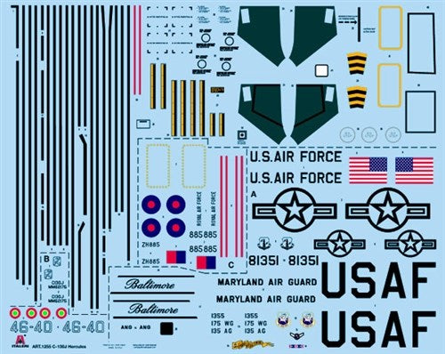 Italeri 1255 1:72 C-130J Hercules