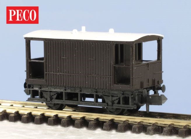 Peco KNR-48 N LMS Goods Brake Van 10ft Wheelbase Kit