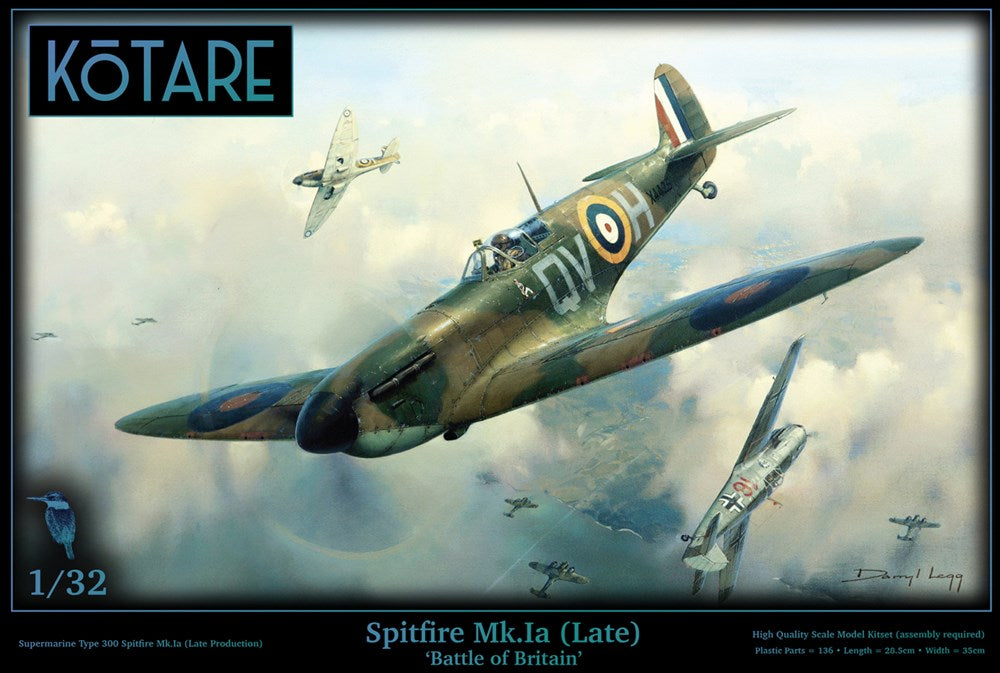 Kotare Models K32005 1:32 Spitfire Mk.Ia (Late) ‘Battle of Britain’