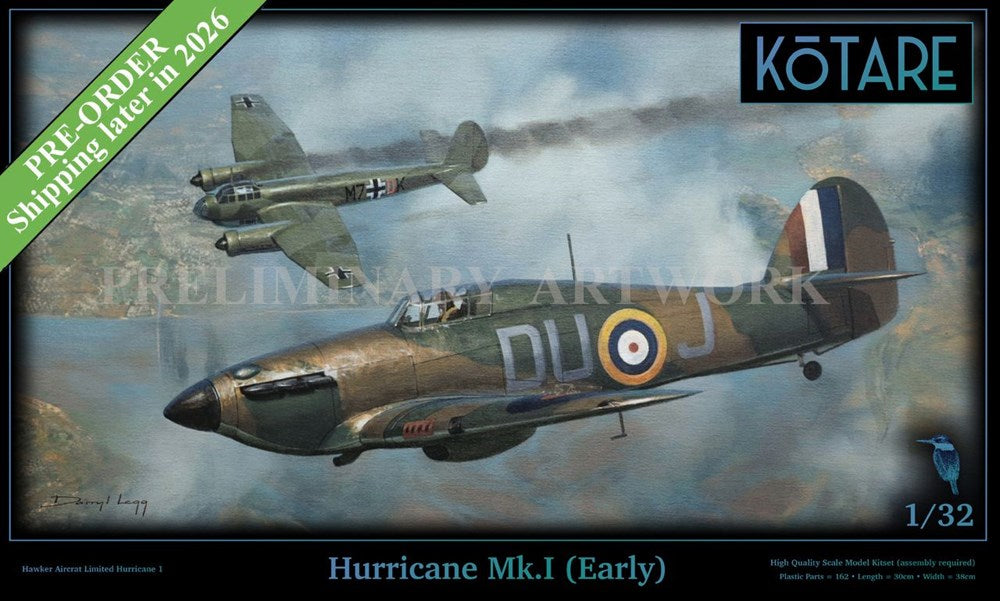 [Pre-Order] Kotare Models K32015 1:32 Hurricane Mk.I (Early)