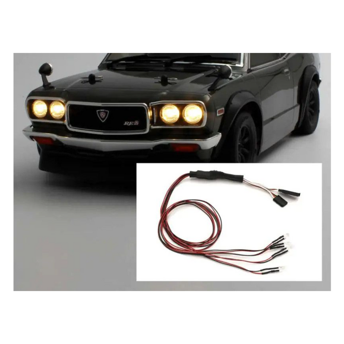 Kyosho Parts 97054-4HR LED Light Unit (5/4 Bulbs/Halogen & Red)