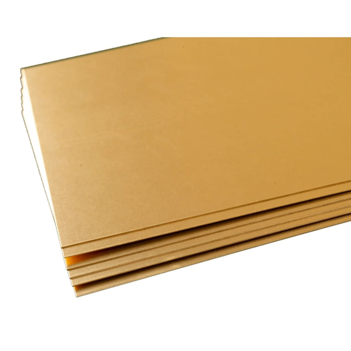 K&S 252 Brass Sheet .015" - 4" x 10"