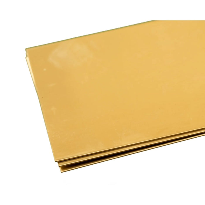 K&S 253 Brass Sheet .032" - 4" x 10"