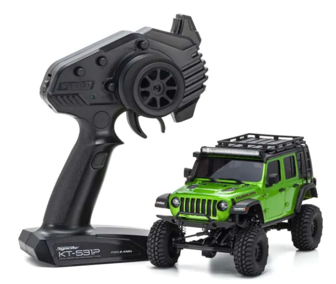 Kyosho 32528GR-B MINI-Z MX-01 4x4 Series Jeep Wrangler Unlimited Rubicon w/acc. Mojito Green