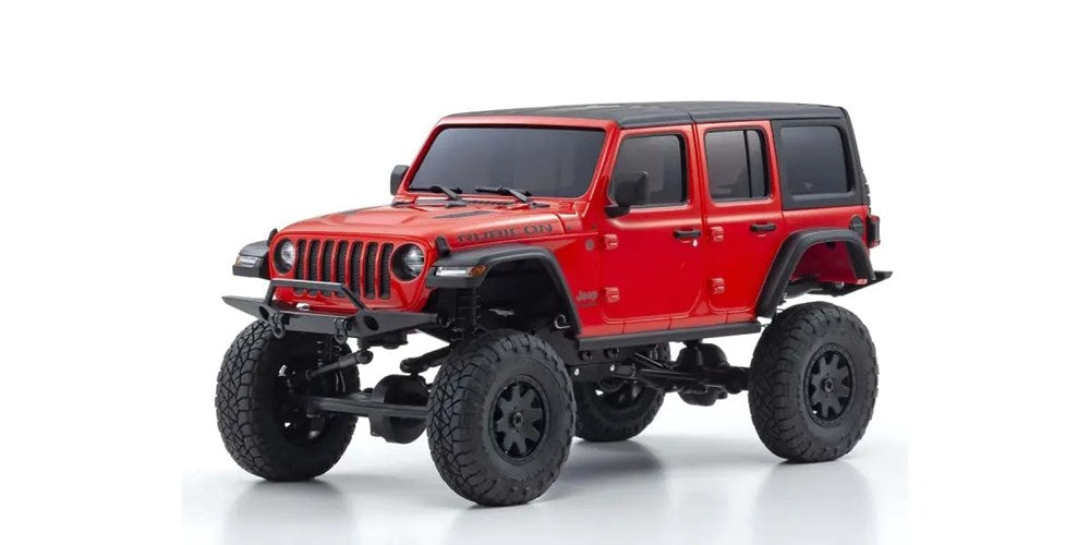 Kyosho 32521R MINI-Z MX-01 4x4 Series Jeep Wrangler Unlimited Rubicon - Firecracker Red