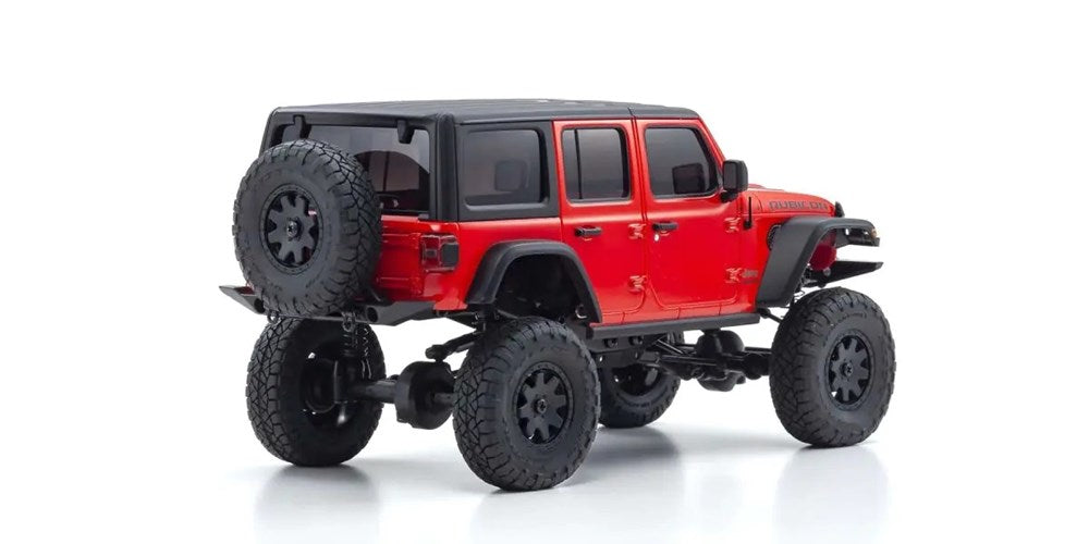 Kyosho 32521R MINI-Z MX-01 4x4 Series Jeep Wrangler Unlimited Rubicon - Firecracker Red