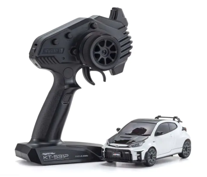 Kyosho 32640PW MINI-Z AWD MA-020S Toyota GRMN YARIS CIRCUIT PACKAGE White Pearl