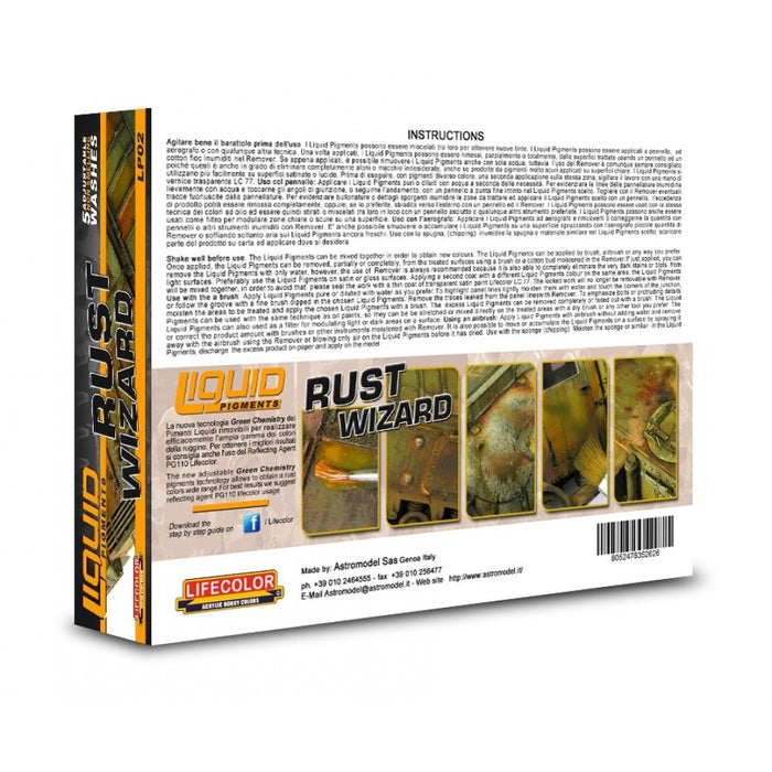 Lifecolor LP02 Rust Wizard Set (6 pk - 22ml)