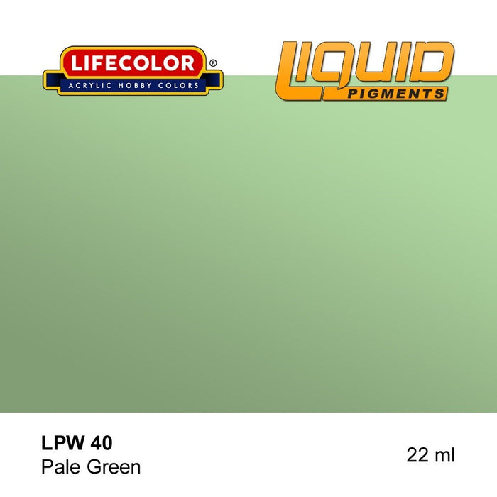 Lifecolor LPW40 Liquid Pigments - Pale Green (22ml)