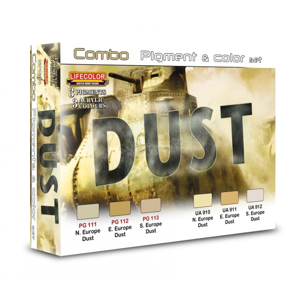 Lifecolor SPG04 Dust Combo Set (6 pk - 22ml) — Ironhorse Hobbies