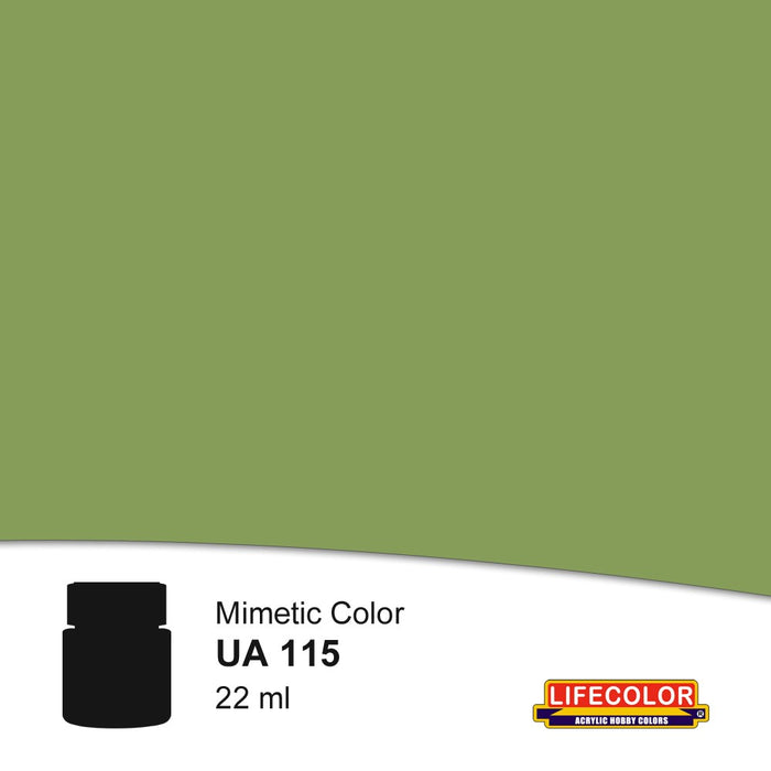 Lifecolor UA115 Mimetic Green 1 [FS34258] 22ml