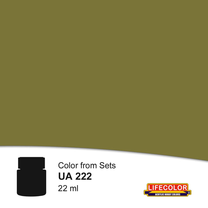 Lifecolor UA222 Olive Drab [FS34088] 22ml