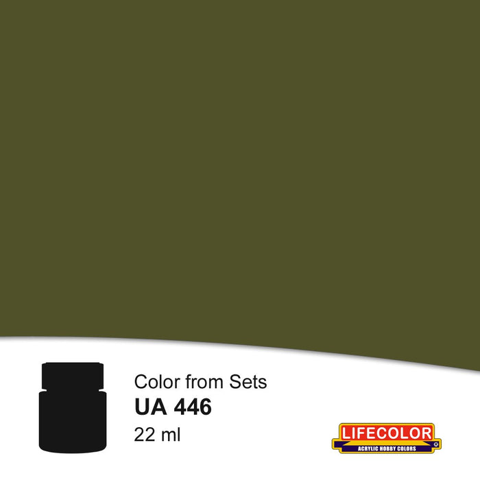 Lifecolor UA446 Helmet Dark Green 22ml