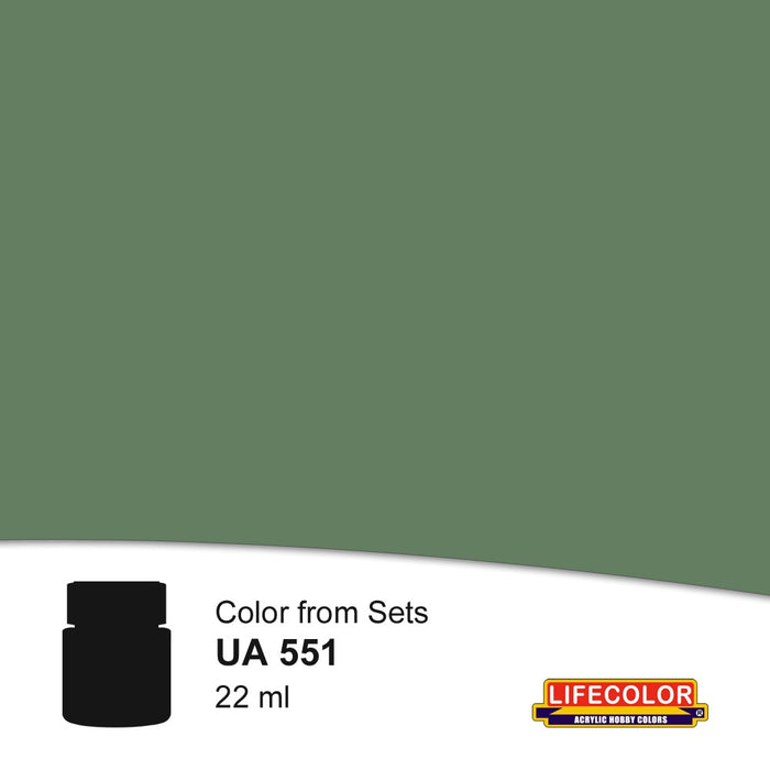 Lifecolor UA551 Grey Green [FS34226] 22ml