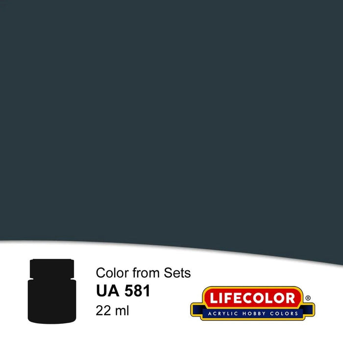 Lifecolor UA581 WWII USN Aircraft Non-Specular Sea Blue [FS35042] (22ml)