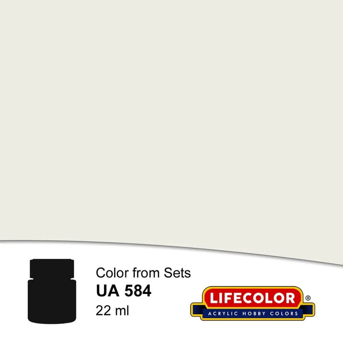 Lifecolor UA584 WWII USN Aircraft Insignia White [FS37875] (22ml)