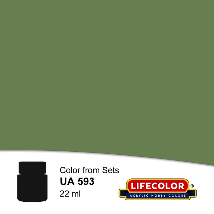 Lifecolor UA593 WWII U.S. Aircraft Interior Interior Green [FS34151] (22ml)