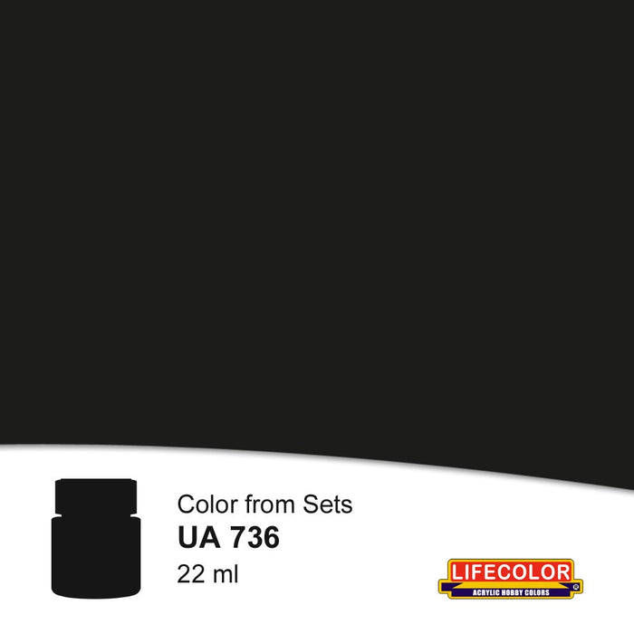 Lifecolor UA736 Burned Black 22ml