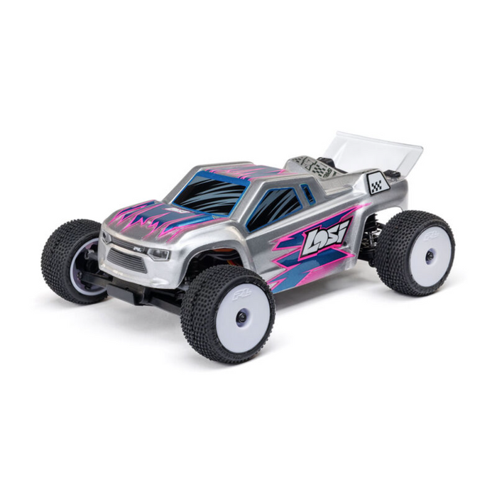 Losi Micro-T 1/28 2WD Truck RTR, Silver