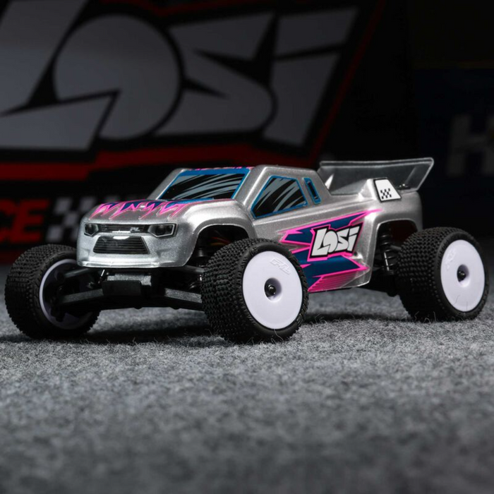Losi Micro-T 1/28 2WD Truck RTR, Silver