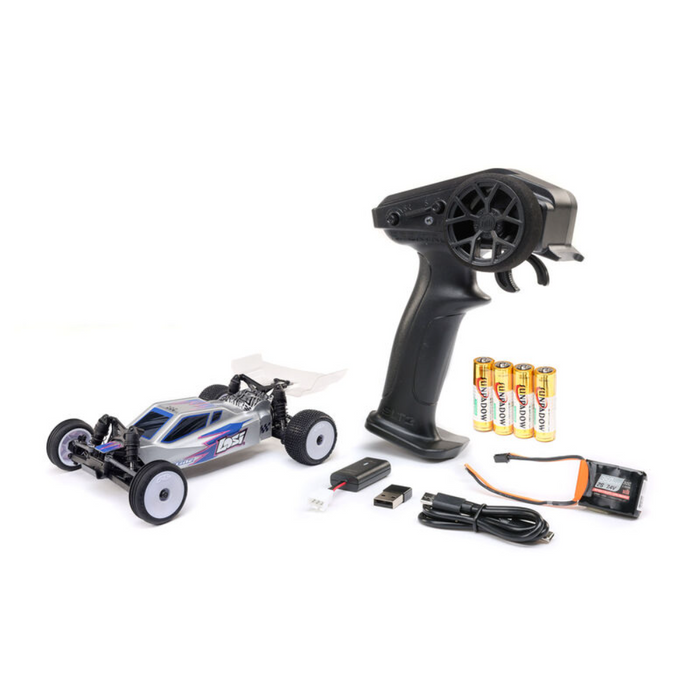 Losi Micro-B 1/24 2WD Buggy RTR, Silver