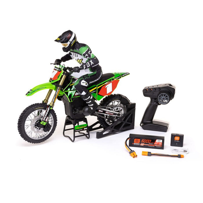 Losi LOS06002 1:4 Promoto-MX Motorcycle RTR with Smart Battery and Charger, Pro Circuit