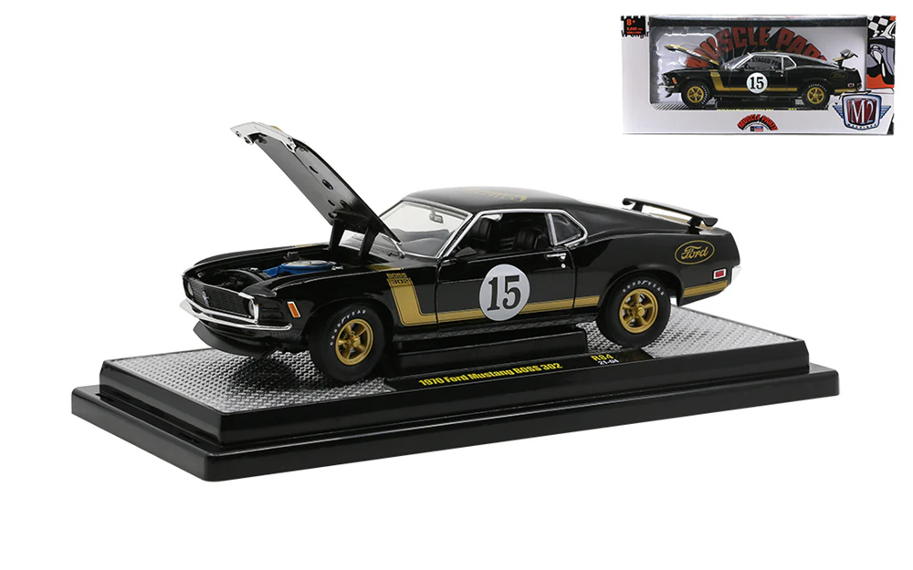 M2 Machines 40300-84A 1:24 1970 Ford Mustang BOSS 302