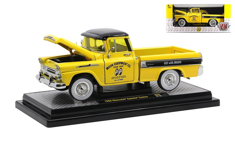 M2 Machines 40300-86B 1:24 1958 Chevrolet Apache Cameo 'Mooneyes