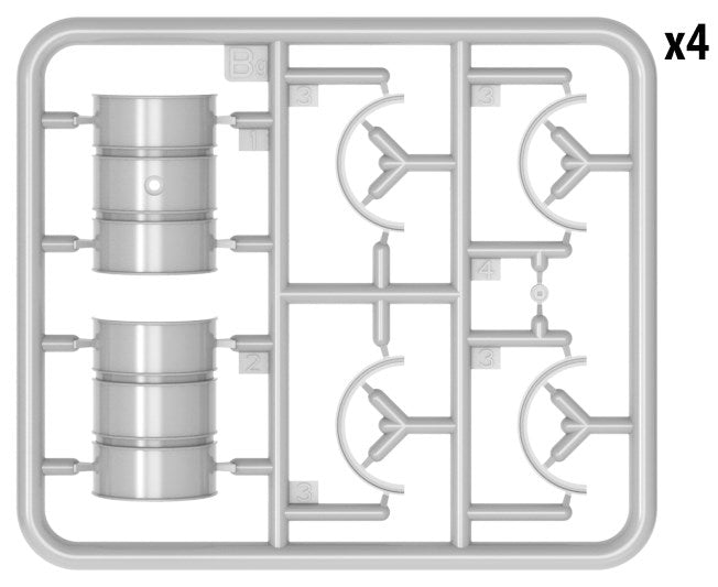 MiniArt 35613 1:35 Fuel & Oil Drums 1930-50s