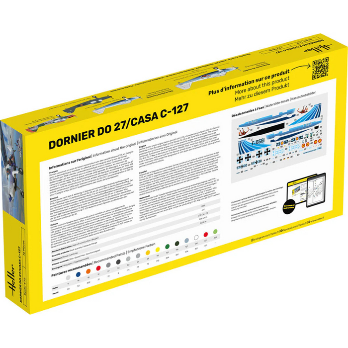 Heller 30304 1:72 DO27/CASA C-127